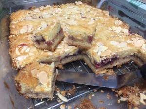 Raspberry Almond Bars