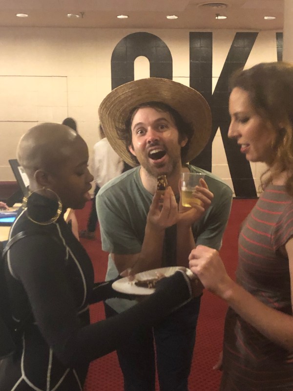 Dream Ballet Dancer Gabrielle Hamilton, Jimmy Davis who plays Will Parker and Mallory Portnoy who plays Gertie